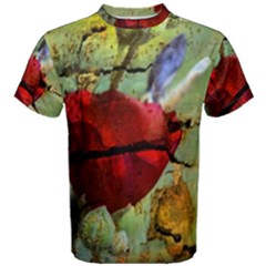 Rusty Globe Mallow Flower Men s Cotton Tee