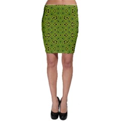 Geometric African Print Bodycon Skirt