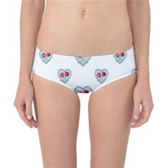 Love Ornate Motif Print Classic Bikini Bottoms by dflcprintsclothing