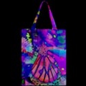 Psychedelic Butterfly Zipper Classic Tote Bag View2