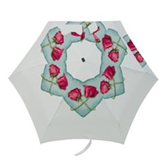 Love Ornate Motif  Mini Folding Umbrellas by dflcprints