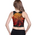 Marigold on Black Racer Back Crop Top View2