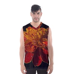 Marigold On Black Men s Basketball Tank Top by MichaelMoriartyPhotography