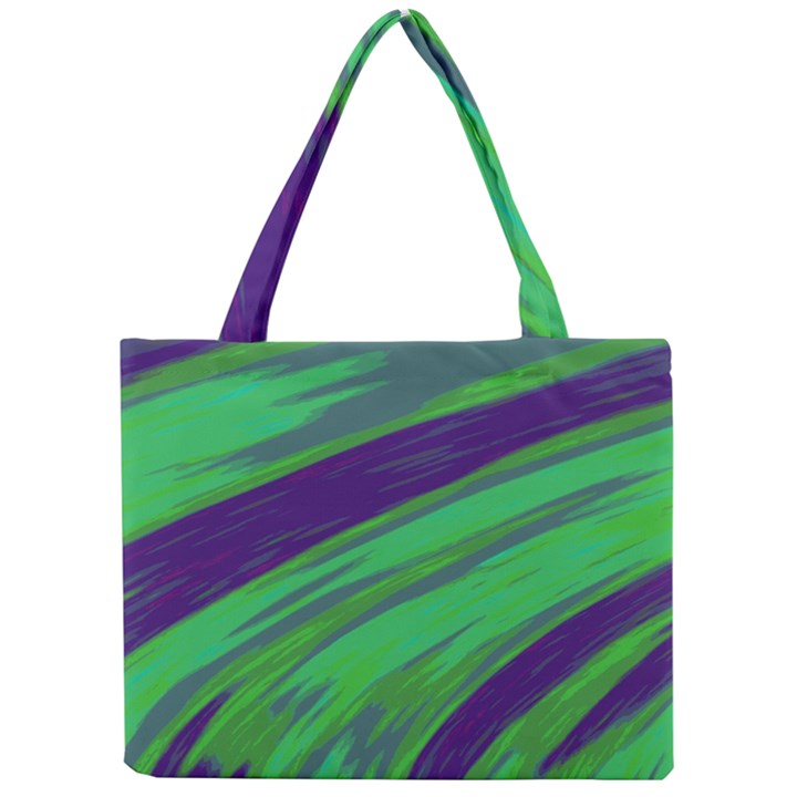 Swish Green Blue Mini Tote Bag