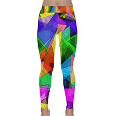 Colorful Triangles                                                                  Yoga Leggings by LalyLauraFLM