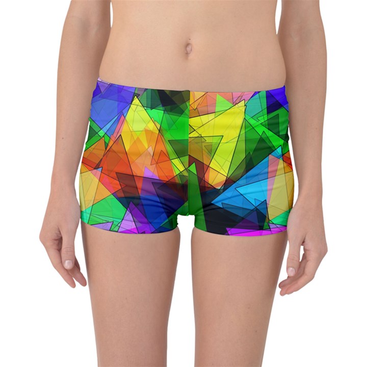 Colorful triangles                                                                  Boyleg Bikini Bottoms