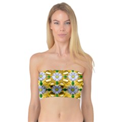 Summer Festive In Green Grass  Bandeau Top by pepitasart