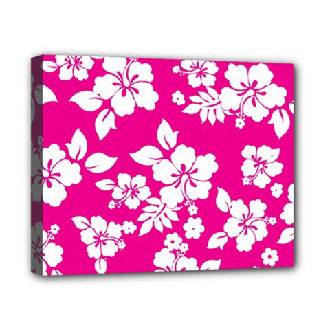 Pink Hawaiian Canvas 10  X 8 