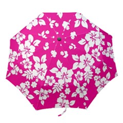 Pink Hawaiian Folding Umbrellas by AlohaStore