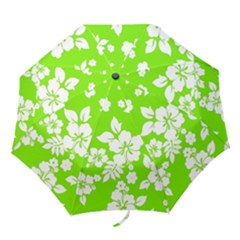 Lime Hawaiian Folding Umbrellas by AlohaStore