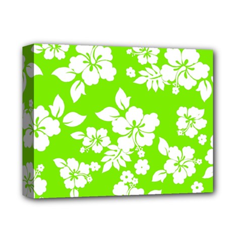 Lime Hawaiian Deluxe Canvas 14  X 11 