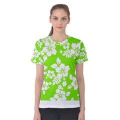 Lime Hawaiian Women s Cotton Tee