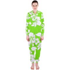 Lime Hawaiian Hooded Jumpsuit (ladies) 