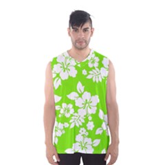 Lime Hawaiian Men s Basketball Tank Top