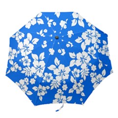 Blue Hawaiian Folding Umbrellas by AlohaStore