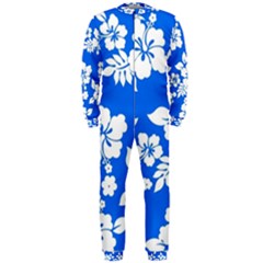 Blue Hawaiian Onepiece Jumpsuit (men)  by AlohaStore