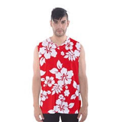 Red Hawaiian Men s Basketball Tank Top by AlohaStore