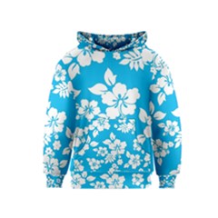 Light Blue Hawaiian Kids  Pullover Hoodie