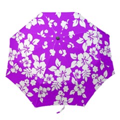 Purple Hawaiian Folding Umbrellas by AlohaStore