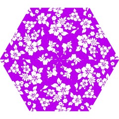 Purple Hawaiian Mini Folding Umbrellas by AlohaStore