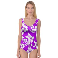 Purple Hawaiian Princess Tank Leotard  by AlohaStore