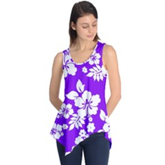 Violet Hawaiian Sleeveless Tunic by AlohaStore