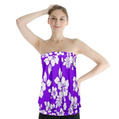 Violet Hawaiian Strapless Top by AlohaStore