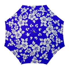 Deep Blue Hawaiian Golf Umbrellas by AlohaStore