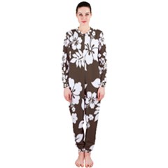 Sepia Hawaiian Onepiece Jumpsuit (ladies)  by AlohaStore