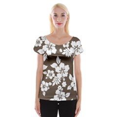 Sepia Hawaiian Women s Cap Sleeve Top by AlohaStore