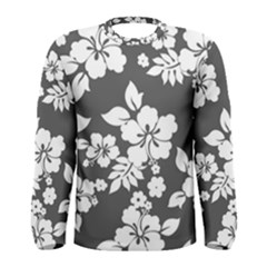 Gray Hawaiian Men s Long Sleeve Tee by AlohaStore