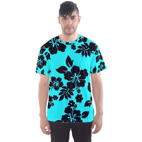 Blue Dark Hawaiian Men s Sport Mesh Tee by AlohaStore