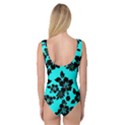 Blue Dark Hawaiian Princess Tank Leotard  View2