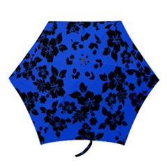 Dark Blue Hawaiian Mini Folding Umbrellas by AlohaStore