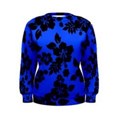 Dark Blue Hawaiian Women s Sweatshirt by AlohaStore