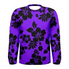 Violet Dark Hawaiian Men s Long Sleeve Tee by AlohaStore