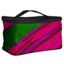 Swish Bright Pink Green Design Cosmetic Storage Case View2