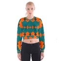 Rhombus and other shapes                                                                        Women s Cropped Sweatshirt View1