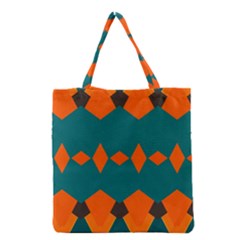 Rhombus And Other Shapes                                                                      Grocery Tote Bag by LalyLauraFLM