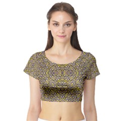 Uuuuuuu Short Sleeve Crop Top (tight Fit) by MRTACPANS