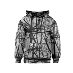 Tree Lines Kids  Zipper Hoodie