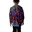 Fractal Stained Glass Hooded Wind Breaker (Kids) View2