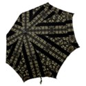 Vertical Stripes Tribal Print Hook Handle Umbrellas (Medium) View2