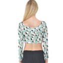 Zora Long Sleeve Crop Top (Tight Fit) View2