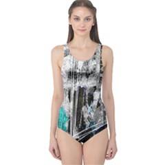 Urban Funk One Piece Swimsuit by ArtistRoseanneJones