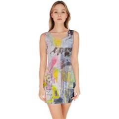 Graffiti Graphic Sleeveless Bodycon Dress by ArtistRoseanneJones