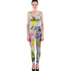 Graffiti Graphic Onepiece Catsuit by ArtistRoseanneJones