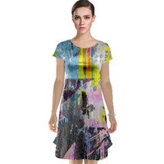 Graffiti Pop Cap Sleeve Nightdress by ArtistRoseanneJones