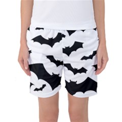 Deathrock Bats Women s Basketball Shorts by ArtistRoseanneJones