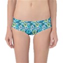 Tropical flowers Menthol color Classic Bikini Bottoms View1